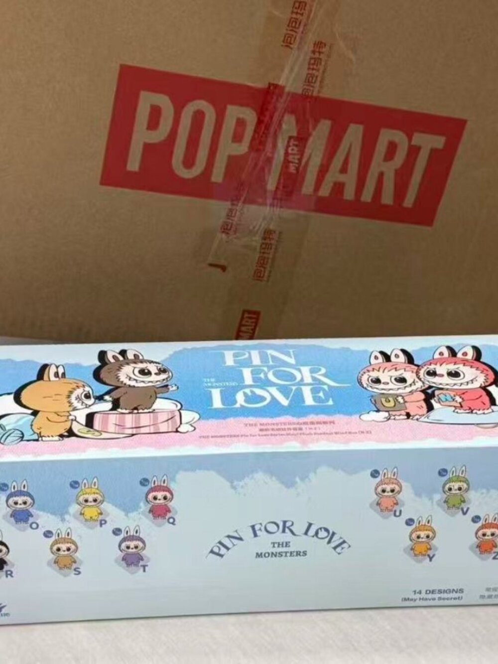 【BIE sealed box】 labubu 4.0 Pin For Love series full case sealed box